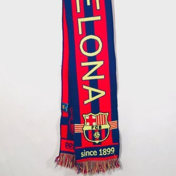 FC Barcelona Spain Football Futbol Soccer Scarve - Picture 7 of 7
